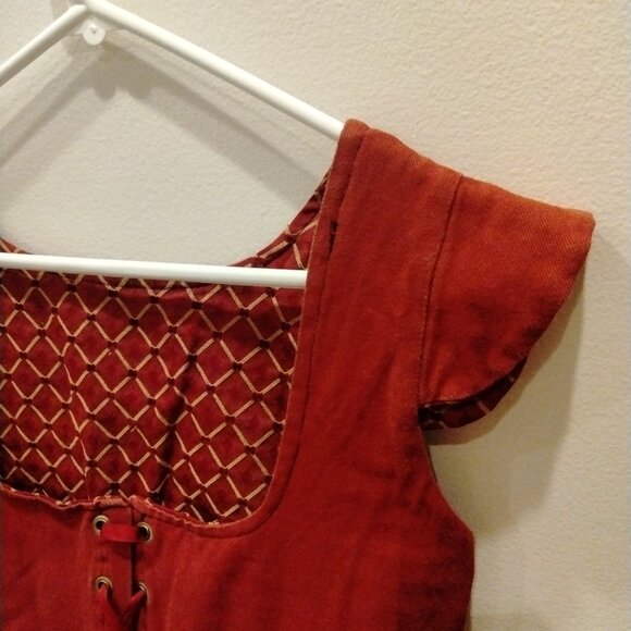 Reversible Corset tie Vest - Picture 3 of 5